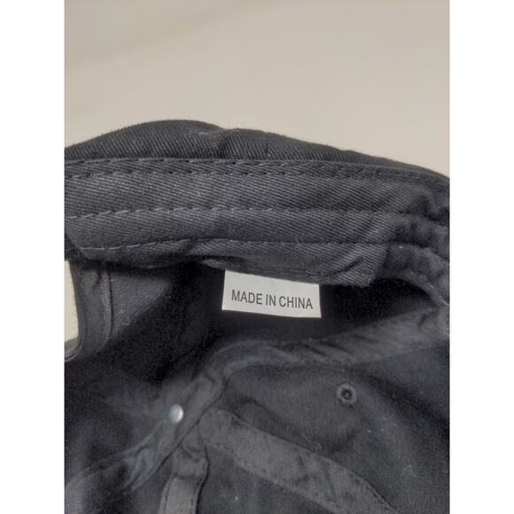 Portillo's Hot Dogs Slideback Hat Adjustable Black Embroidered Logo - Picture 9 of 9